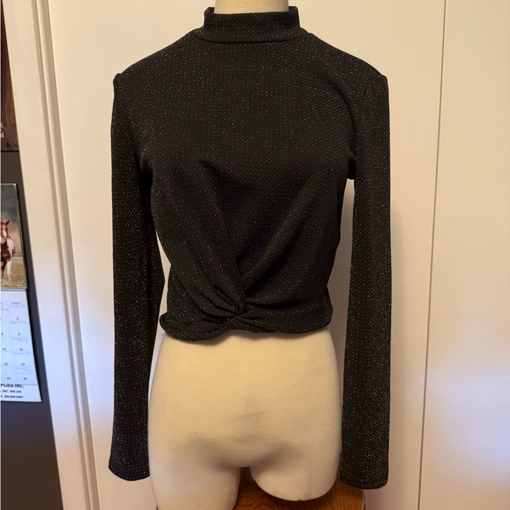 Long sleeve crop